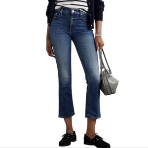Mother‎ Jeans The Insider Crop Double Trouble Midwash